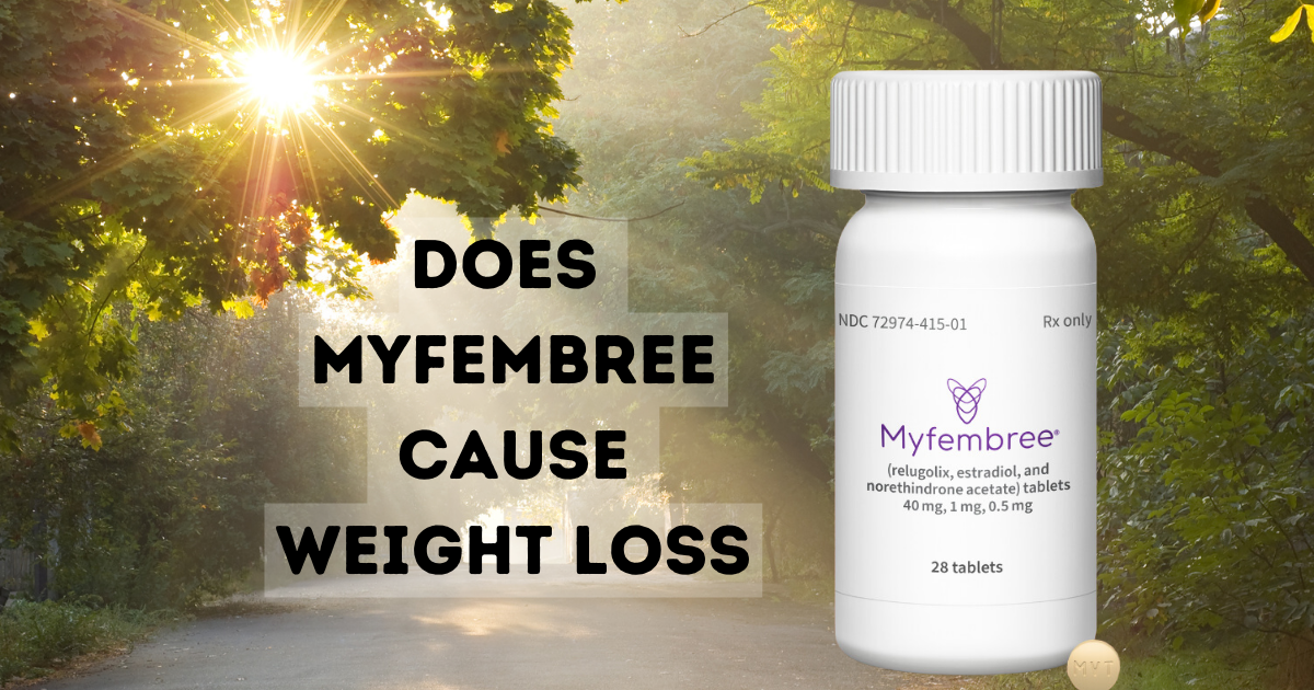 does myfembree cause weight loss